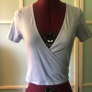 Brandy Melville floral wrap top